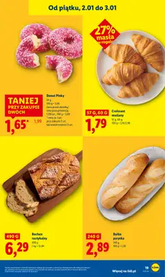 Lidl - gazetka promocyjna Oferta Ważna Od 2.01 Do 3.01 od piątku 02.01 do soboty 03.01 - strona 21