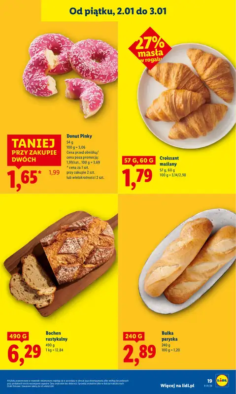 Lidl - gazetka promocyjna Oferta Ważna Od 2.01 Do 3.01 od piątku 02.01 do soboty 03.01 - strona 21