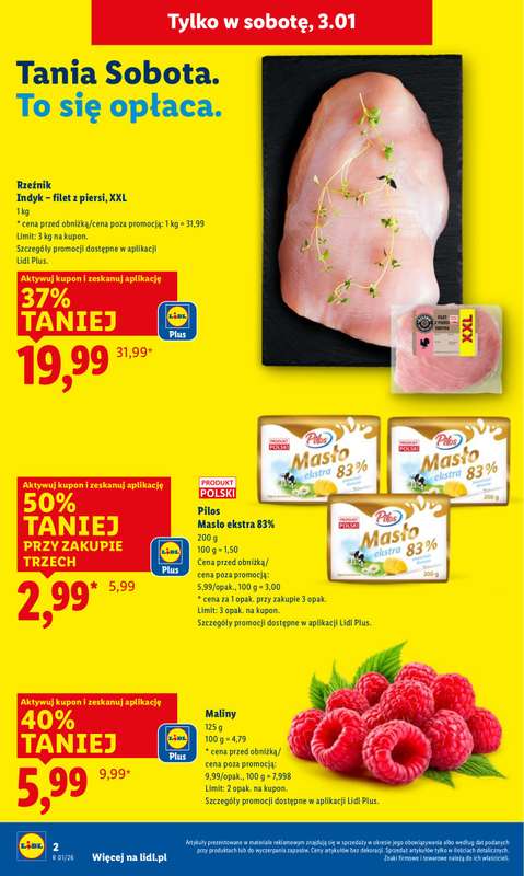 Lidl - gazetka promocyjna Oferta Ważna Od 2.01 Do 3.01 od piątku 02.01 do soboty 03.01 - strona 2