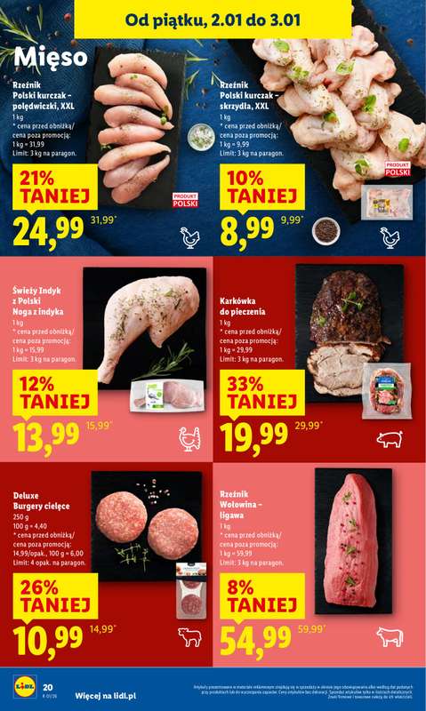 Lidl - gazetka promocyjna Oferta Ważna Od 2.01 Do 3.01 od piątku 02.01 do soboty 03.01 - strona 22