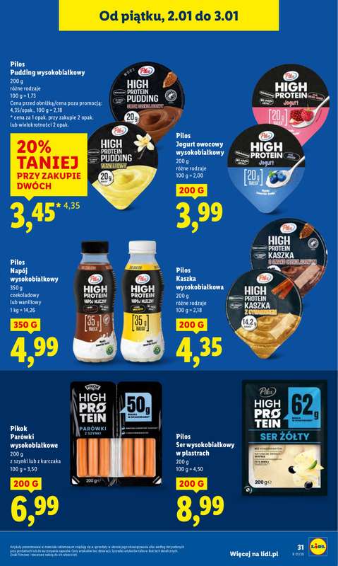 Lidl - gazetka promocyjna Oferta Ważna Od 2.01 Do 3.01 od piątku 02.01 do soboty 03.01 - strona 33