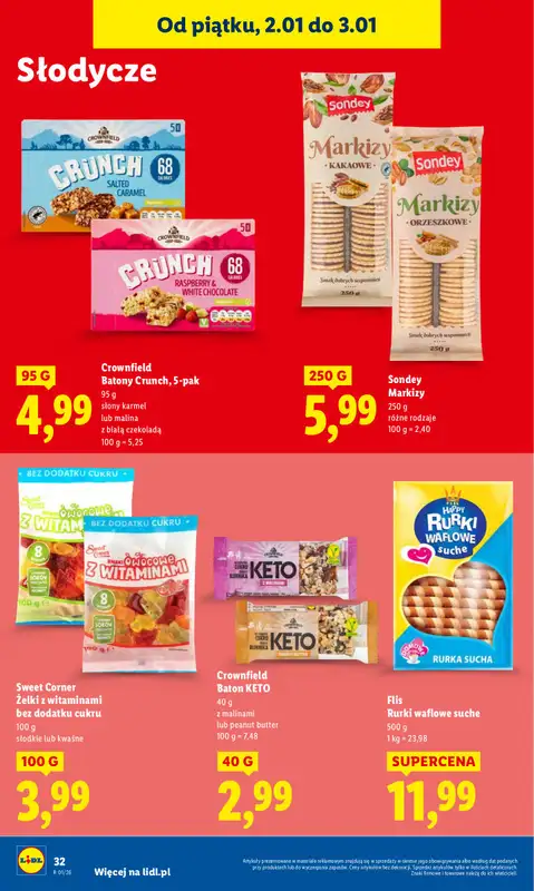 Lidl - gazetka promocyjna Oferta Ważna Od 2.01 Do 3.01 od piątku 02.01 do soboty 03.01 - strona 34