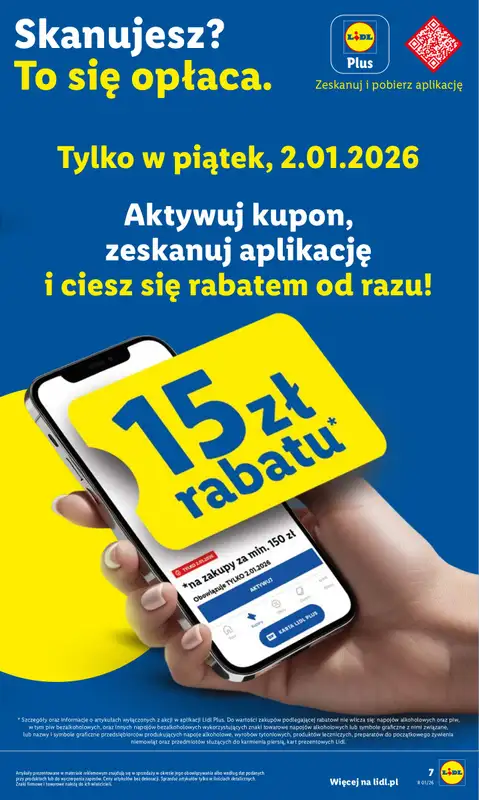 Lidl - gazetka promocyjna Oferta Ważna Od 2.01 Do 3.01 od piątku 02.01 do soboty 03.01 - strona 7