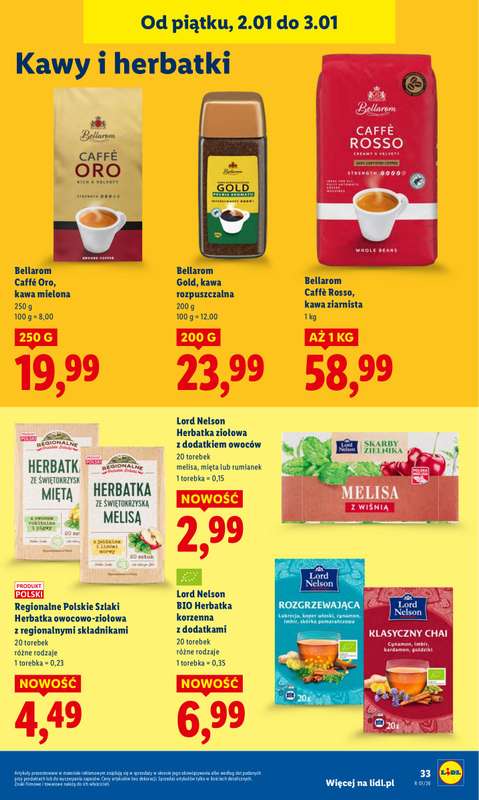 Lidl - gazetka promocyjna Oferta Ważna Od 2.01 Do 3.01 od piątku 02.01 do soboty 03.01 - strona 35