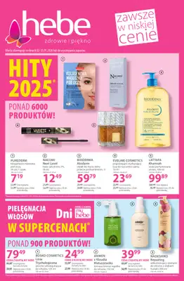 Hebe - gazetka promocyjna Gazetka od piątku 02.01 do czwartku 15.01