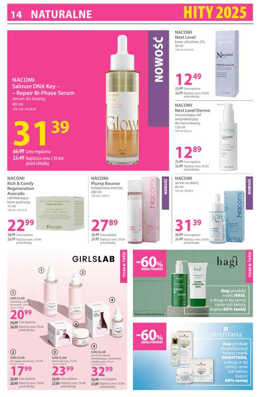Hebe - gazetka promocyjna Gazetka od piątku 02.01 do czwartku 15.01 - strona 14