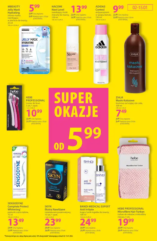 Hebe - gazetka promocyjna Gazetka od piątku 02.01 do czwartku 15.01 - strona 15
