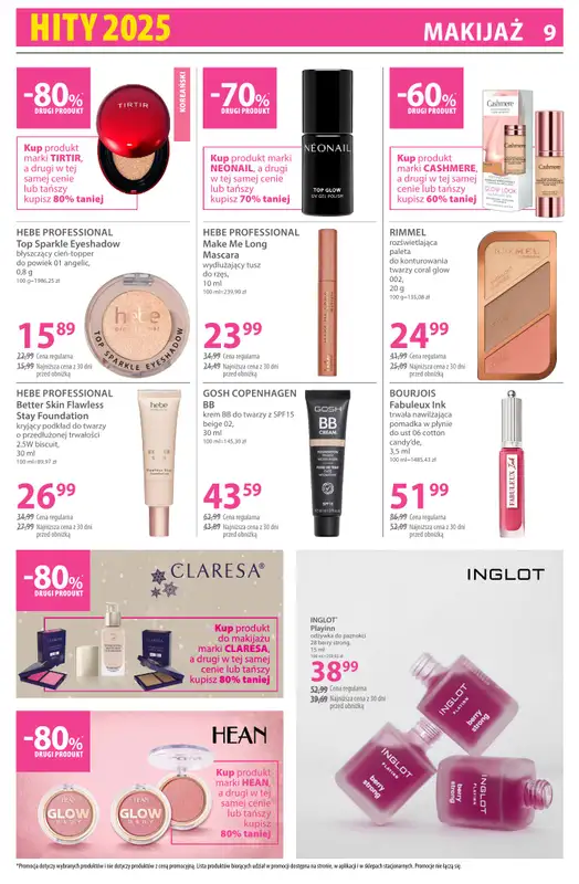 Hebe - gazetka promocyjna Gazetka od piątku 02.01 do czwartku 15.01 - strona 9