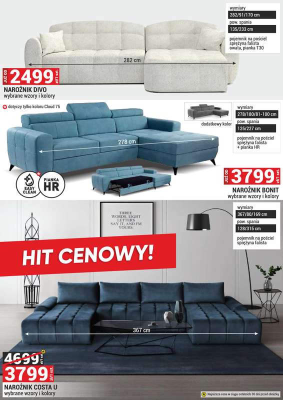 Merkury Market - gazetka promocyjna Meble, wypoczynki, materace od piątku 02.01 do soboty 31.01 - strona 30