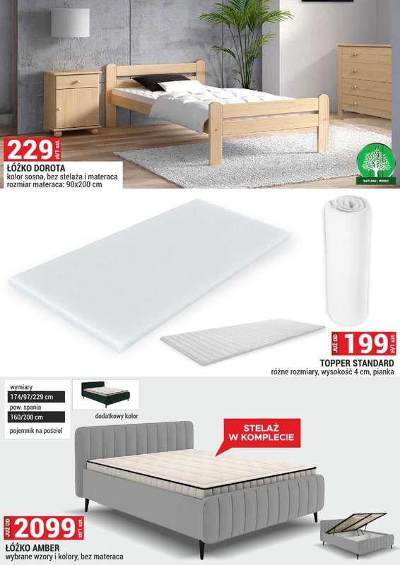 Merkury Market - gazetka promocyjna Meble, wypoczynki, materace od piątku 02.01 do soboty 31.01 - strona 15