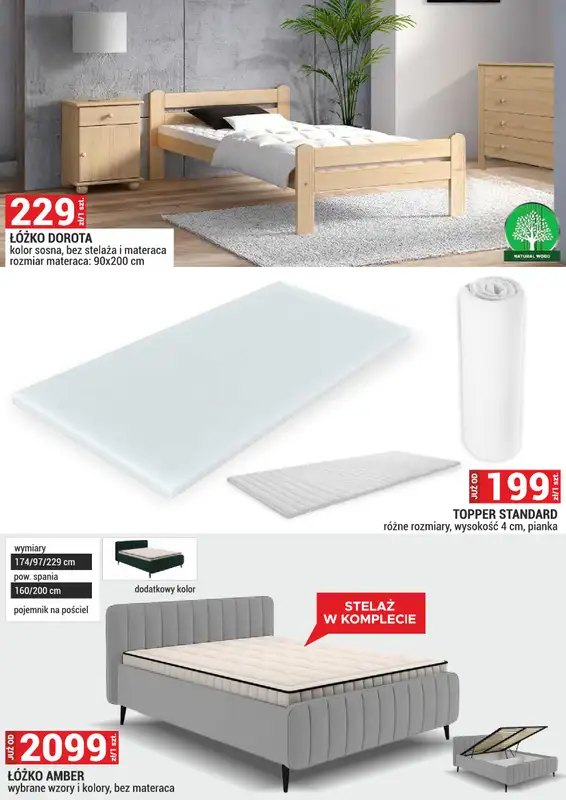 Merkury Market - gazetka promocyjna Meble, wypoczynki, materace od piątku 02.01 do soboty 31.01 - strona 15