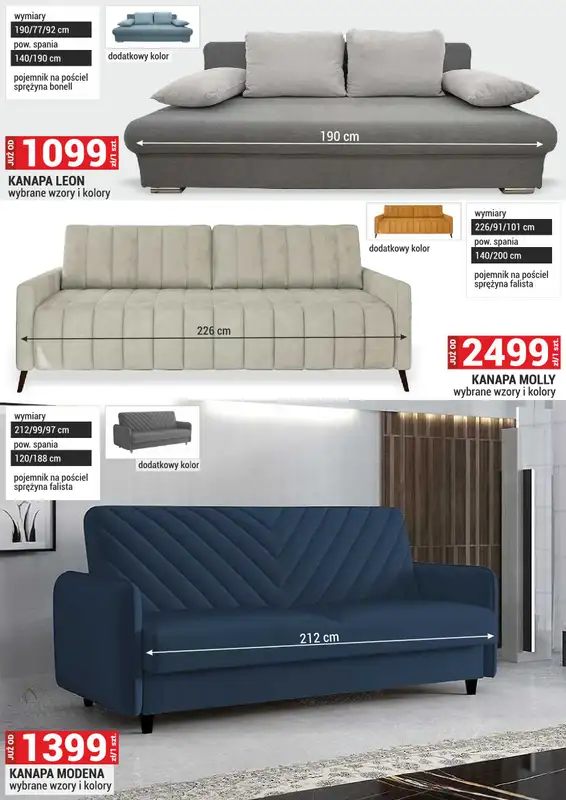 Merkury Market - gazetka promocyjna Meble, wypoczynki, materace od piątku 02.01 do soboty 31.01 - strona 21