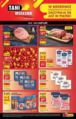 Biedronka - gazetka promocyjna Tani Weekend od piątku 02.01 do niedzieli 04.01