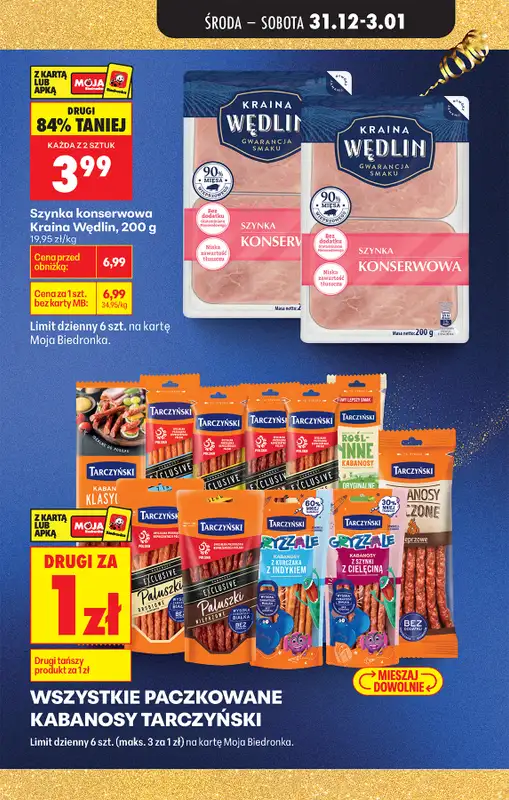 Biedronka - gazetka promocyjna Od czwartku od czwartku 31.12 do środy 06.01 - strona 13
