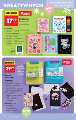 Biedronka - gazetka promocyjna Hity i inspiracje od 5.01 od poniedziałku 05.01 do środy 21.01 - strona 9