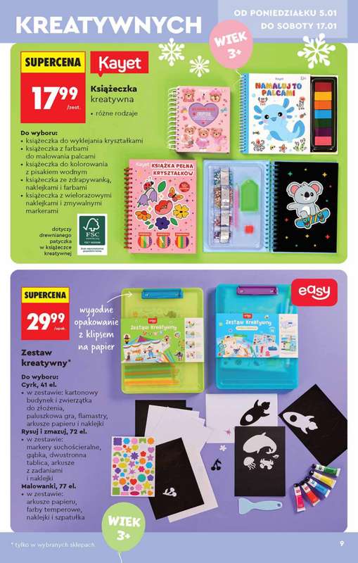 Biedronka - gazetka promocyjna Hity i inspiracje od 5.01 od poniedziałku 05.01 do środy 21.01 - strona 9