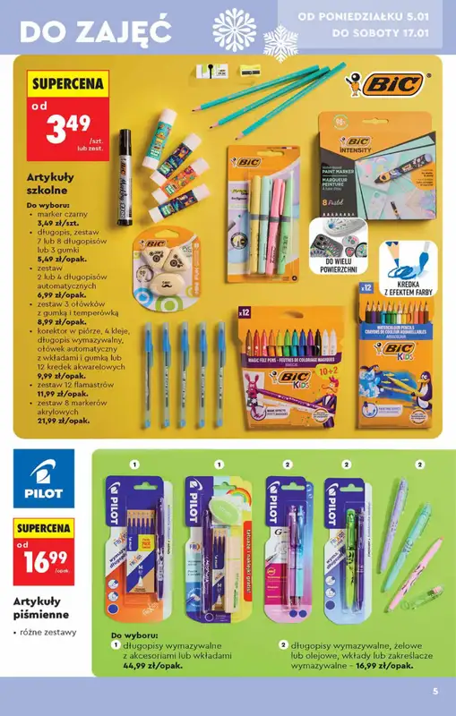 Biedronka - gazetka promocyjna Hity i inspiracje od 5.01 od poniedziałku 05.01 do środy 21.01 - strona 5
