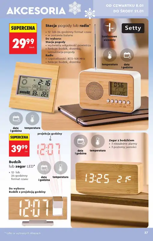 Biedronka - gazetka promocyjna Hity i inspiracje od 5.01 od poniedziałku 05.01 do środy 21.01 - strona 37