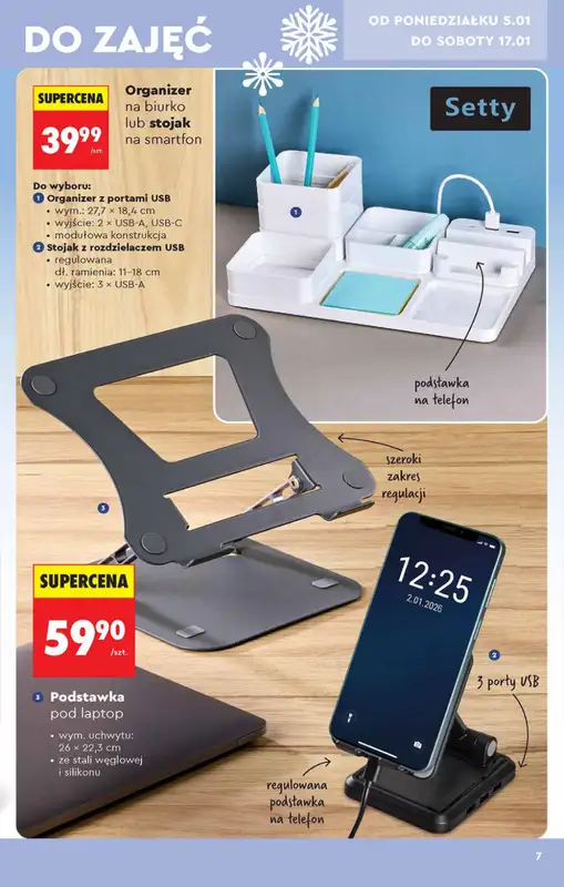 Biedronka - gazetka promocyjna Hity i inspiracje od 5.01 od poniedziałku 05.01 do środy 21.01 - strona 7