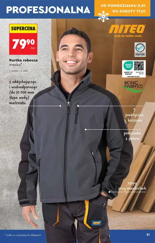 Biedronka - gazetka promocyjna Hity i inspiracje od 5.01 od poniedziałku 05.01 do środy 21.01 - strona 21