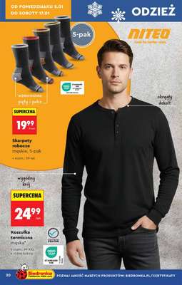 Biedronka - gazetka promocyjna Hity i inspiracje od 5.01 od poniedziałku 05.01 do środy 21.01 - strona 20