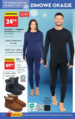 Biedronka - gazetka promocyjna Hity i inspiracje od 5.01 od poniedziałku 05.01 do środy 21.01 - strona 22