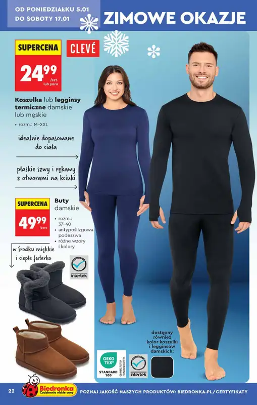 Biedronka - gazetka promocyjna Hity i inspiracje od 5.01 od poniedziałku 05.01 do środy 21.01 - strona 22