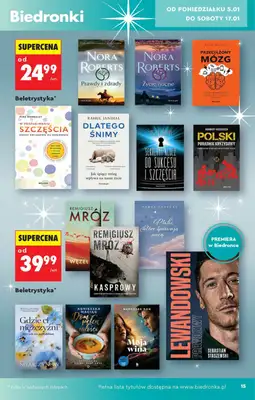 Biedronka - gazetka promocyjna Hity i inspiracje od 5.01 od poniedziałku 05.01 do środy 21.01 - strona 15