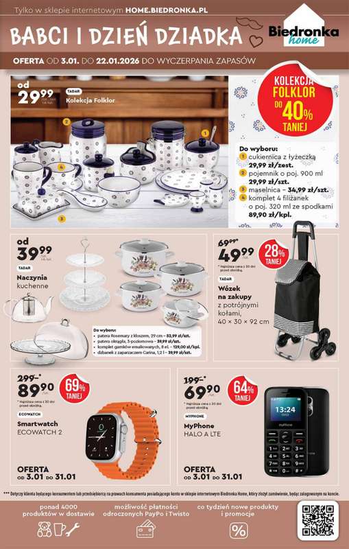 Biedronka - gazetka promocyjna Hity i inspiracje od 5.01 od poniedziałku 05.01 do środy 21.01 - strona 41
