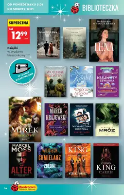 Biedronka - gazetka promocyjna Hity i inspiracje od 5.01 od poniedziałku 05.01 do środy 21.01 - strona 14