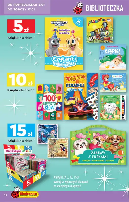 Biedronka - gazetka promocyjna Hity i inspiracje od 5.01 od poniedziałku 05.01 do środy 21.01 - strona 12