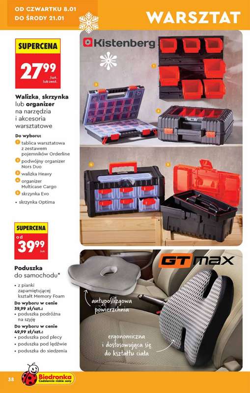 Biedronka - gazetka promocyjna Hity i inspiracje od 5.01 od poniedziałku 05.01 do środy 21.01 - strona 38