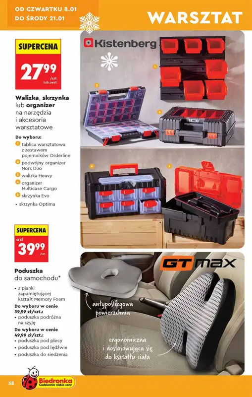 Biedronka - gazetka promocyjna Hity i inspiracje od 5.01 od poniedziałku 05.01 do środy 21.01 - strona 38