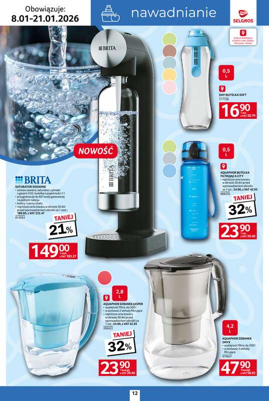 Selgros - gazetka promocyjna Katalog Home & Deco od czwartku 08.01 do środy 21.01 - strona 12