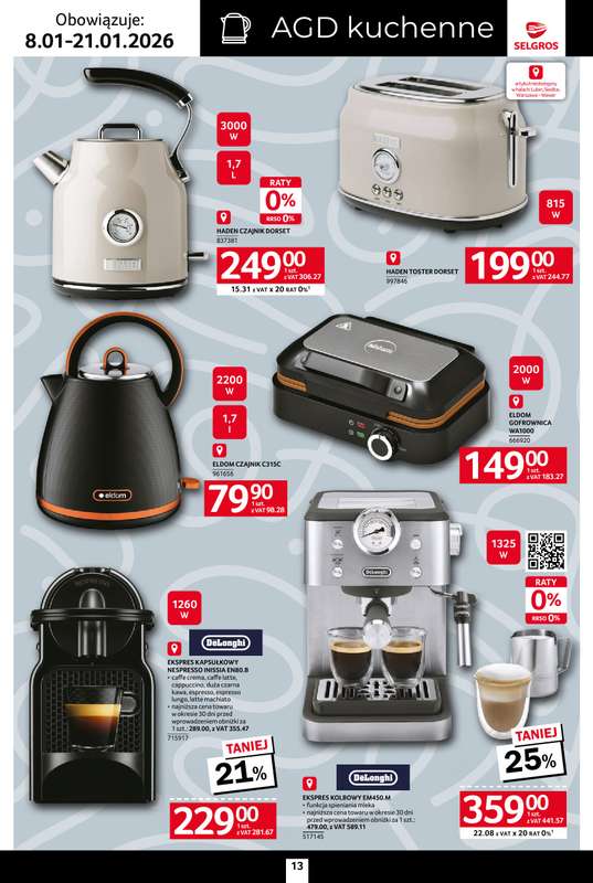 Selgros - gazetka promocyjna Katalog Home & Deco od czwartku 08.01 do środy 21.01 - strona 13