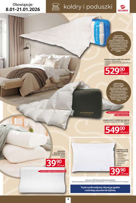 Selgros - gazetka promocyjna Katalog Home & Deco od czwartku 08.01 do środy 21.01 - strona 4