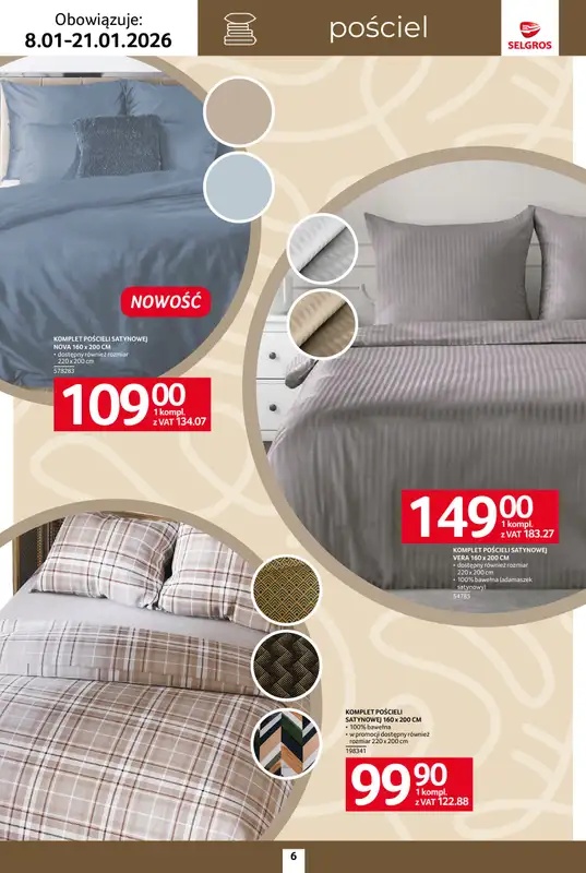 Selgros - gazetka promocyjna Katalog Home & Deco od czwartku 08.01 do środy 21.01 - strona 6