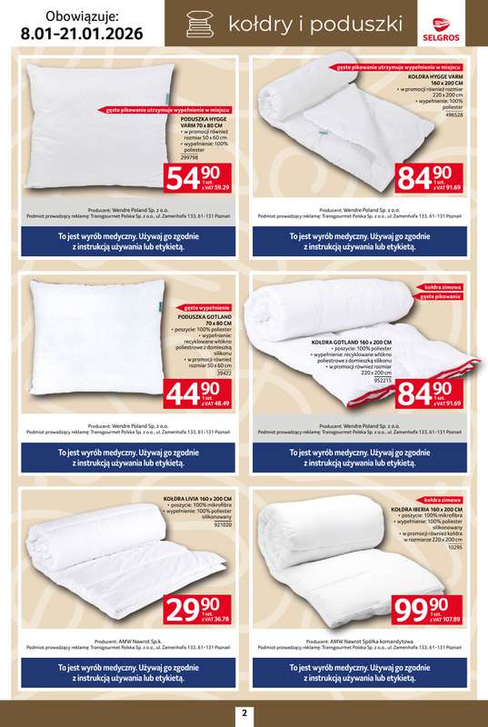 Selgros - gazetka promocyjna Katalog Home & Deco od czwartku 08.01 do środy 21.01 - strona 2