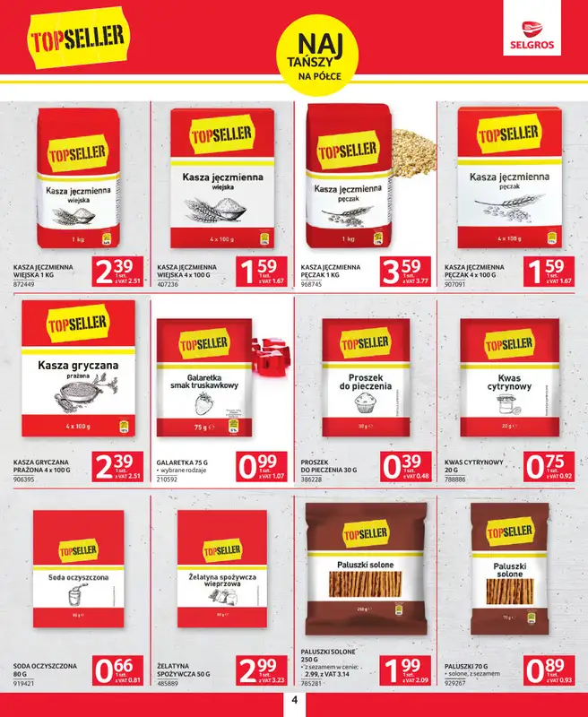 Selgros - gazetka promocyjna Katalog Topseller od czwartku 08.01 do środy 21.01 - strona 4