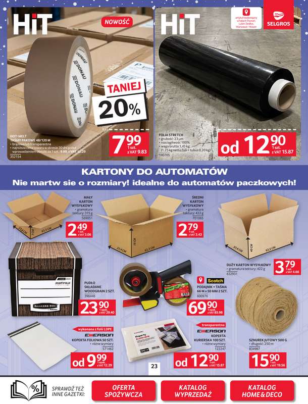 Selgros - gazetka promocyjna Oferta przemysłowa od czwartku 08.01 do środy 21.01 - strona 25