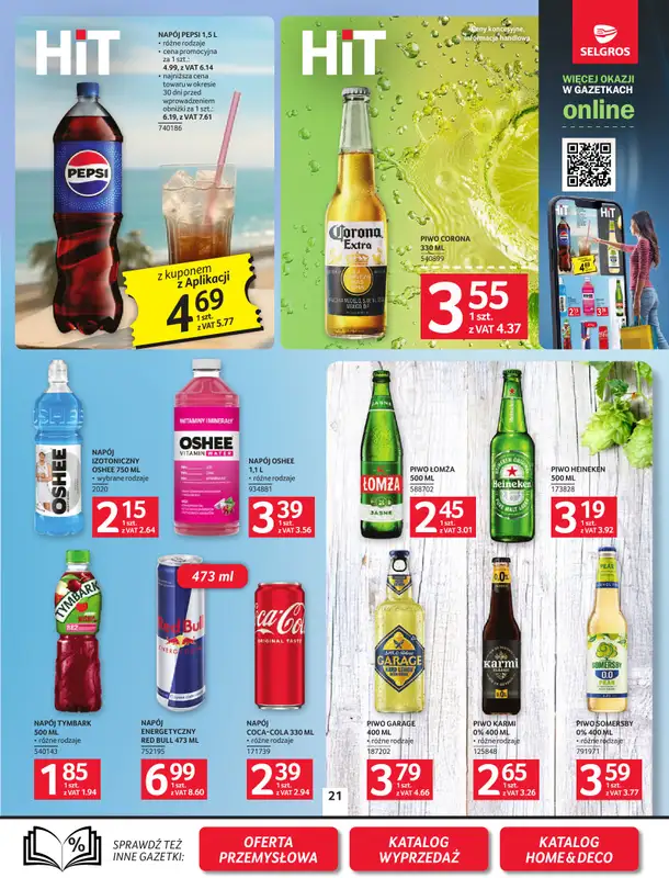 Selgros - gazetka promocyjna Oferta spożywcza od czwartku 08.01 do środy 21.01 - strona 21