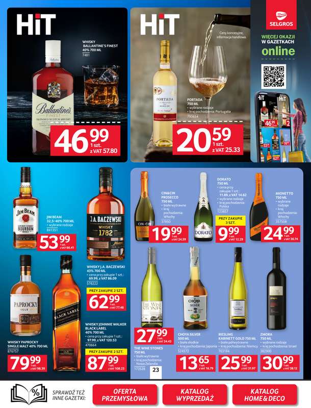 Selgros - gazetka promocyjna Oferta spożywcza od czwartku 08.01 do środy 21.01 - strona 23
