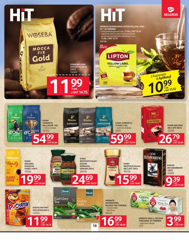 Selgros - gazetka promocyjna Oferta spożywcza od czwartku 08.01 do środy 21.01 - strona 18