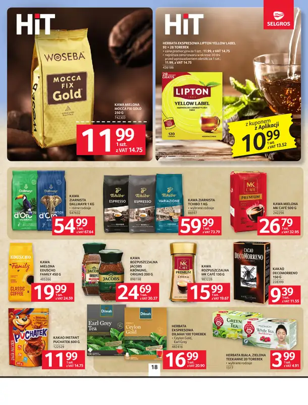 Selgros - gazetka promocyjna Oferta spożywcza od czwartku 08.01 do środy 21.01 - strona 18