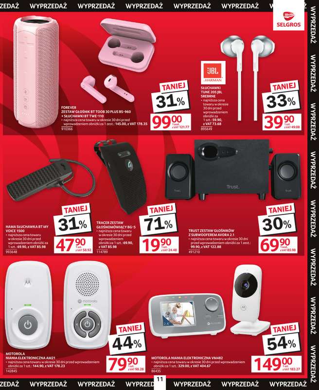 Selgros - gazetka promocyjna Katalog Świąteczna Wyprzedaż od czwartku 08.01 do środy 21.01 - strona 11