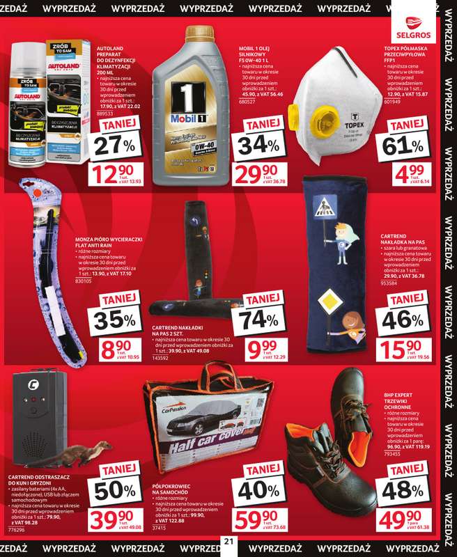 Selgros - gazetka promocyjna Katalog Świąteczna Wyprzedaż od czwartku 08.01 do środy 21.01 - strona 21