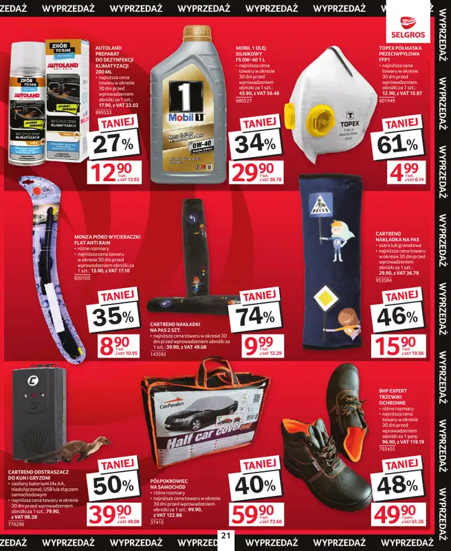 Selgros - gazetka promocyjna Katalog Świąteczna Wyprzedaż od czwartku 08.01 do środy 21.01 - strona 21