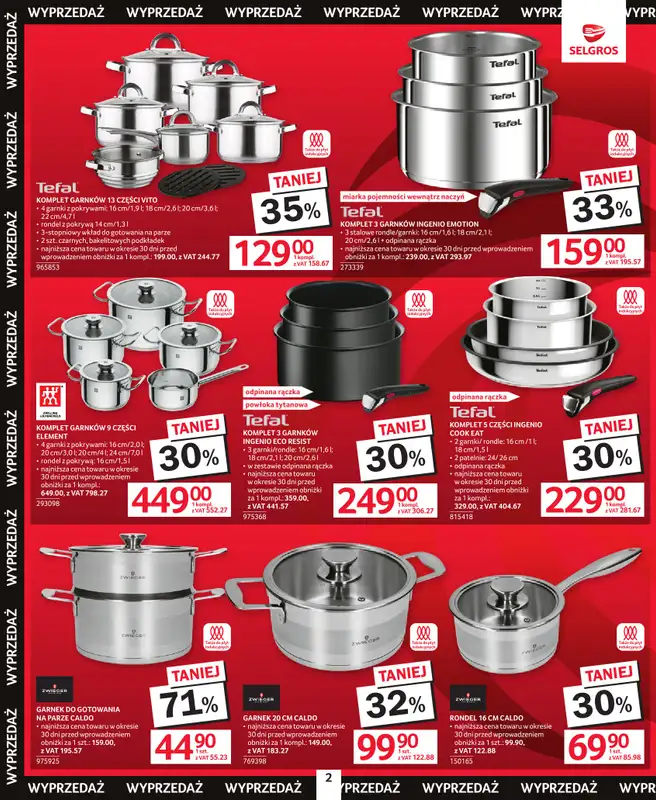 Selgros - gazetka promocyjna Katalog Świąteczna Wyprzedaż   - strona 2