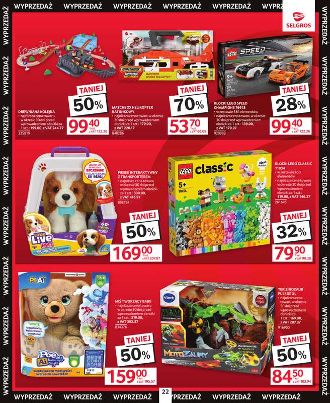 Selgros - gazetka promocyjna Katalog Świąteczna Wyprzedaż od czwartku 08.01 do środy 21.01 - strona 22