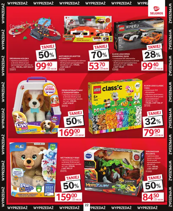 Selgros - gazetka promocyjna Katalog Świąteczna Wyprzedaż od czwartku 08.01 do środy 21.01 - strona 22